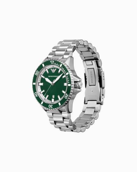 Armani Reloj Automático Sea Explorer De Acero Inoxidable