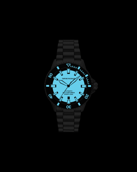 Armani Reloj Automático Sea Explorer De Acero Inoxidable