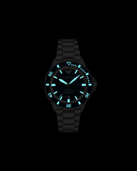 Armani Reloj Automático Sea Explorer De Acero Inoxidable