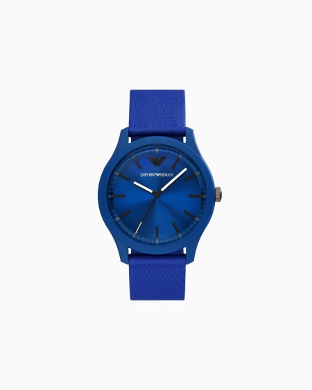 Armani Reloj azul de tres manecillas de #tide ocean material®
