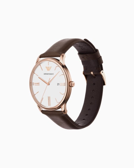 Armani Reloj De Acero Inoxidable En Dos Tonos De Tres Manecillas