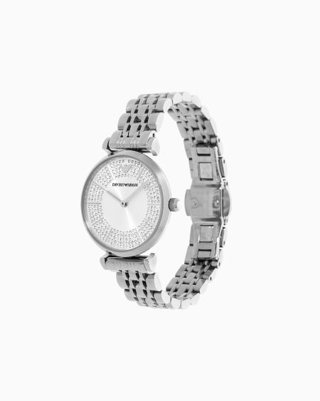 Armani Reloj De Cuarzo De Acero Inoxidable Con Dos Manecillas