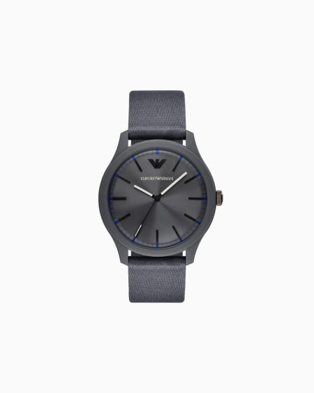 Armani Reloj gris de tres manecillas de #tide ocean material®