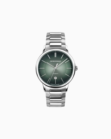 Armani Reloj Swiss Made automático de acero inoxidable