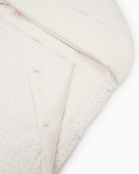 Armani Saco De Dormir En Punto Con Motivo De águilas De Efecto óptico