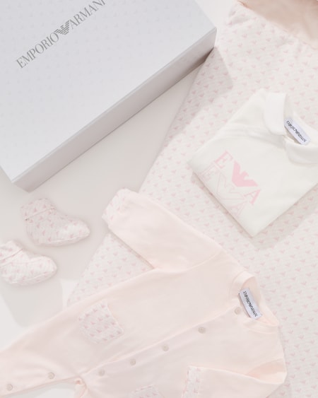 Armani Saco De Dormir En Punto Con Motivo De águilas De Efecto óptico