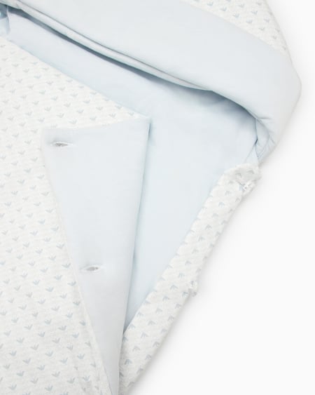 Armani Saco De Dormir En Punto Con Motivo De águilas De Efecto óptico