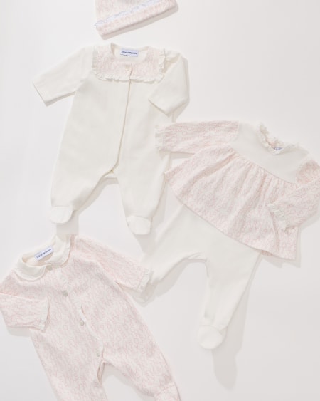 Armani Set De Regalo Con Jersey Y Pantalones Con Pies De Punto Interlock Con Inscripción Integral