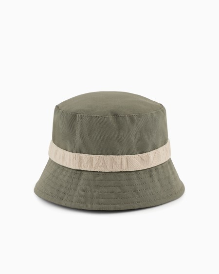 Armani Sombrero cloche con aplicación del logotipo ASV