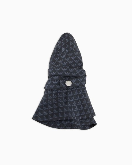 Armani Sombrero Cloche De Nailon Con Logotipo Integral De águila