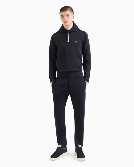Armani Sudadera Con Capucha Y Microparche Con Logotipo