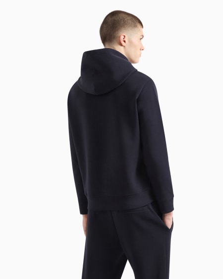 Armani Sudadera Con Capucha Y Microparche Con Logotipo