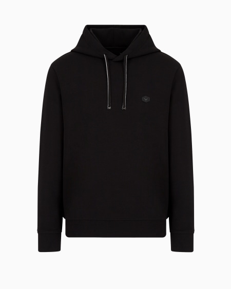 Armani Sudadera Con Capucha Y Microparche Con Logotipo