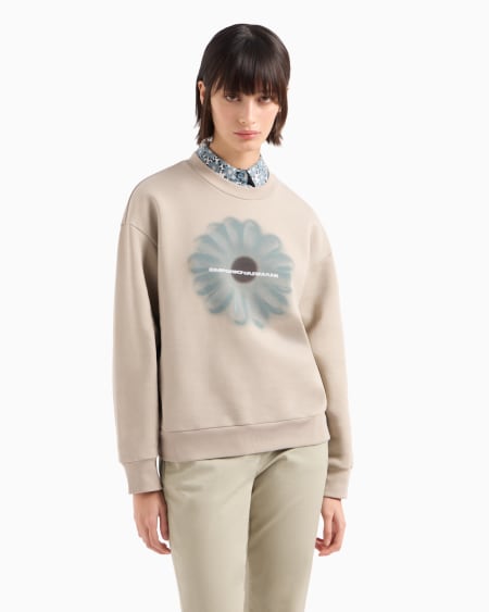 Armani Sudadera Con Maxiestampado Cápsula Peace ASV