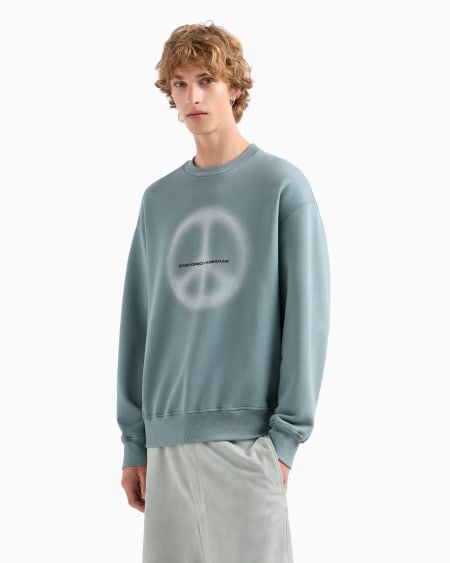 Armani Sudadera Con Maxiestampado Cápsula Peace ASV