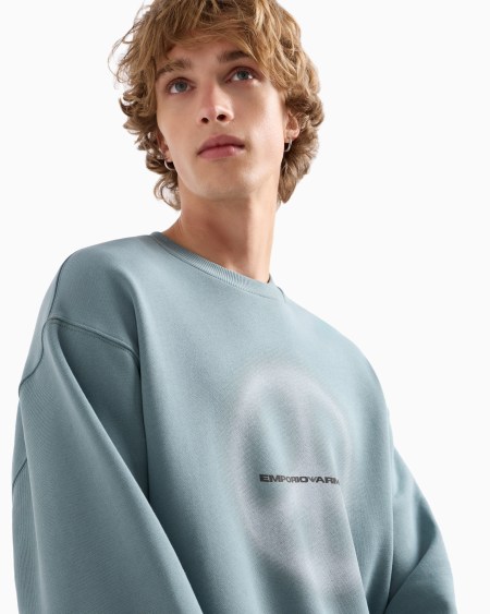 Armani Sudadera Con Maxiestampado Cápsula Peace ASV