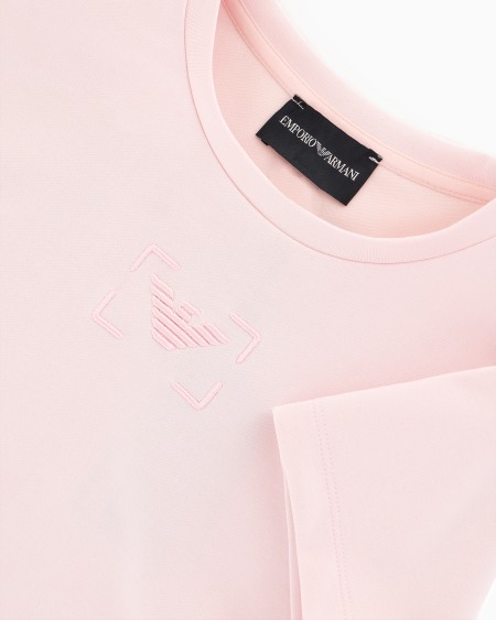 Armani Sudadera De Manga Corta De Punto De Tacto Cupro