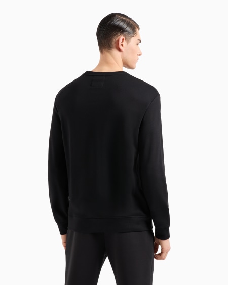 Armani Sudadera De Mezcla De Modal Con Logotipo Estampado