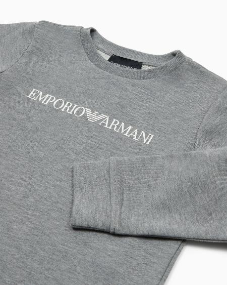Armani Sudadera De Punto De Mezcla De Modal Con Logotipo