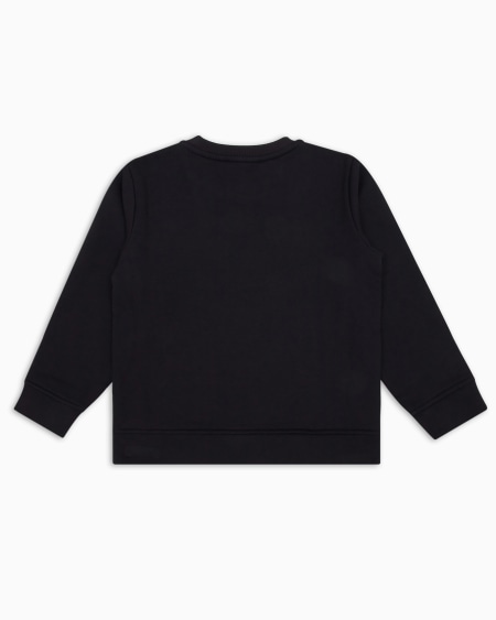 Armani Sudadera De Punto De Mezcla De Modal Con Logotipo