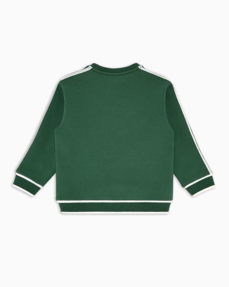 Armani Sudadera De Punto Doble Con Banda Con Logotipo