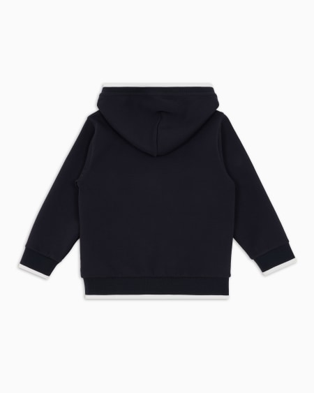 Armani Sudadera De Punto Doble Con Capucha Y Maxibordado