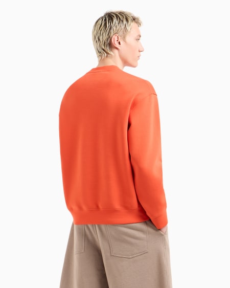 Armani Sudadera De Punto Doble Con Logotipo Bordado