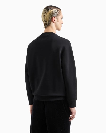 Armani Sudadera De Punto Doble Con Maxiparche De Bulldog Francés Clubwear