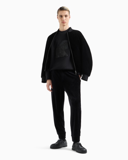 Armani Sudadera De Punto Doble Con Maxiparche De Bulldog Francés Clubwear