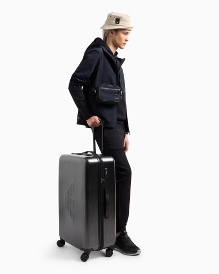 Armani Sudadera De Punto Gofre Con Capucha Travel Essential