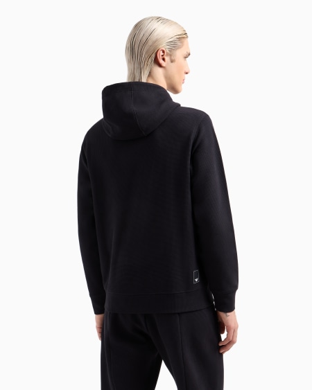 Armani Sudadera De Punto Gofre Con Capucha Travel Essential