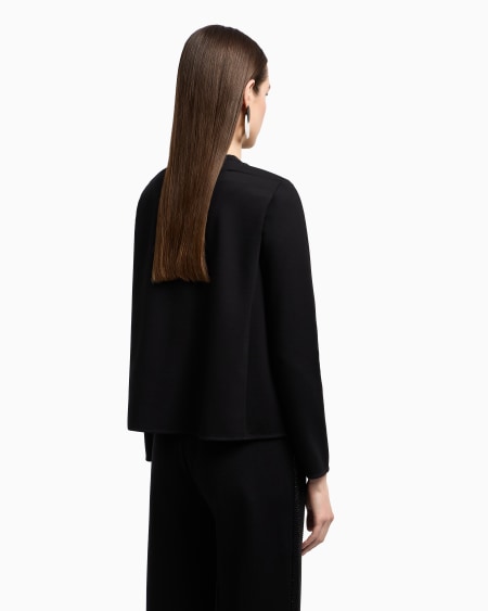 Armani Sudadera De Punto Interlock Con Aplicaciones De Microtachuelas