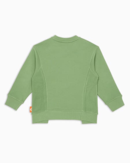 Armani Sudadera De Punto Orgánico Con Estampado Manga Bear Crew ASV