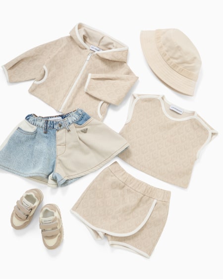 Armani Sudadera Tipo Cárdigan De Punto Jacquard Con Capucha Y Motivo Integral De águila