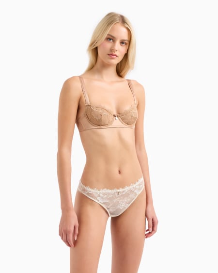 Armani Sujetador Balconette De Encaje Reciclado Bridal ASV