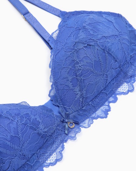 Armani Sujetador De Triángulo Acolchado En Encaje Reciclado Eternal Lace ASV