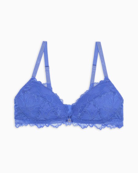 Armani Sujetador de triángulo acolchado en encaje reciclado Eternal Lace ASV