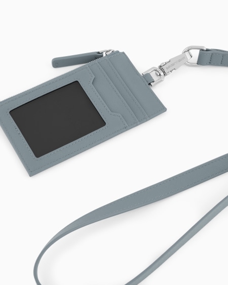 Armani Tarjetero Con Bandolera En Piel Saffiano Regenerada ASV