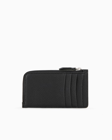 Armani Tarjetero MyEA Con Cremallera Perimetral Y Estampado De Ciervo