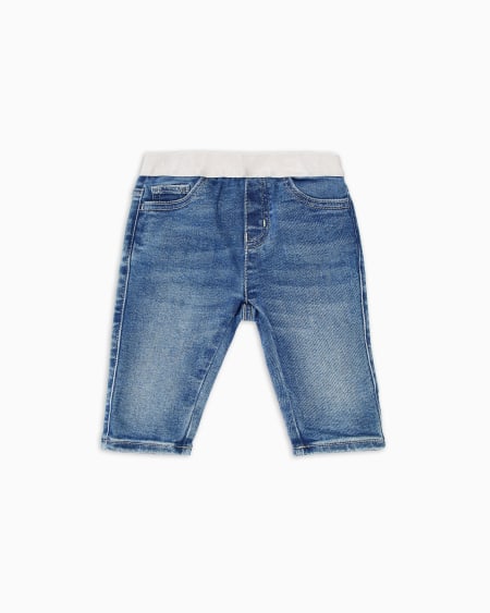 Armani Vaqueros de denim con banda elástica con logotipo