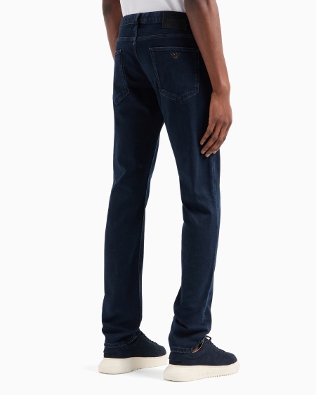 Armani Vaqueros J06 Slim Fit De Cómodo Denim Lavado De 10 5 onzas