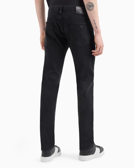 Armani Vaqueros J06 Slim Fit De Cómodo Denim Lavado De 10 5 onzas