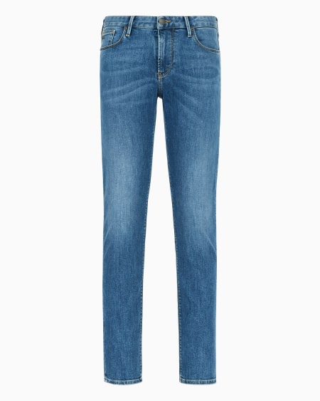 Armani Vaqueros J06 slim fit de cómodo denim lavado de 11 5 onzas