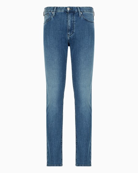 Armani Vaqueros J06 slim fit en cómoda sarga de denim de 9 5 onzas