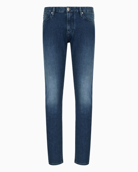 Armani Vaqueros J06 slim fit en cómoda sarga de denim de 9 5 onzas