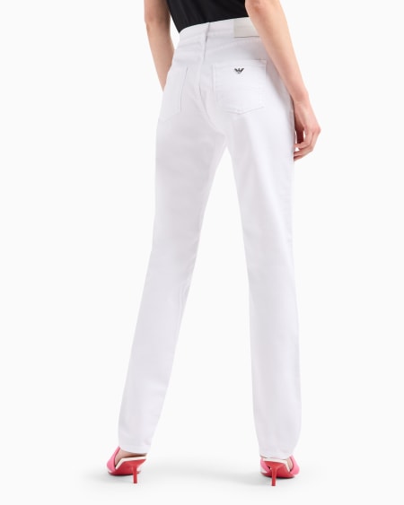 Armani Vaqueros J18 Con Cintura Alta Y Pernera Ceñida De Bull Cómodo