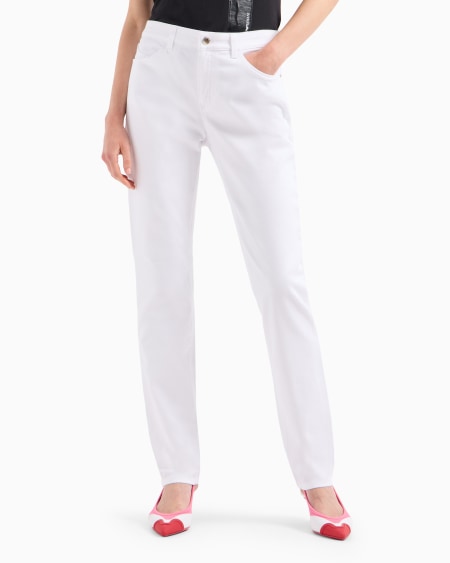 Armani Vaqueros J18 Con Cintura Alta Y Pernera Ceñida De Bull Cómodo