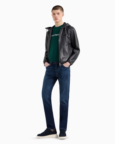 Armani Vaqueros J21 Regular Fit De Cómodo Denim De 11 5 onzas Lavado