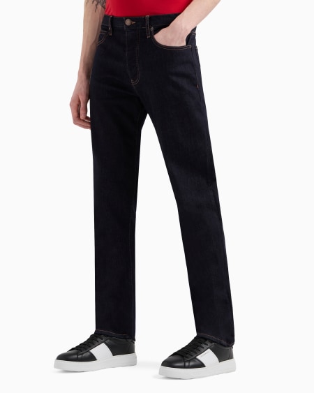 Armani Vaqueros J21 Regular Fit De Cómodo Denim De 11 5 onzas Lavado