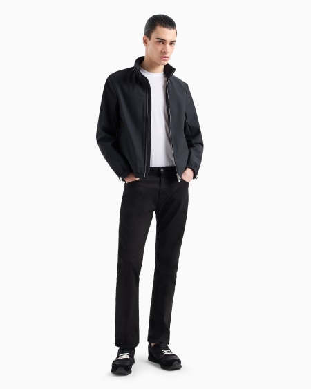 Armani Vaqueros J45 Regular Fit De Cómoda Sarga De Denim Lavado De 10 5 onzas